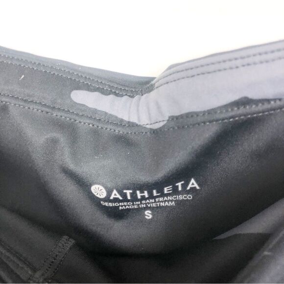 ATHLETA | Camo Contender 7/8 Compression Leggings Black Gray Women’s Size Small - Picture 9 of 13